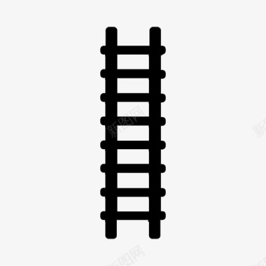 梯子施工应急图标图标