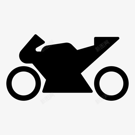 摩托车自行车比赛图标svg_新图网 https://ixintu.com 摩托车 比赛 自行车