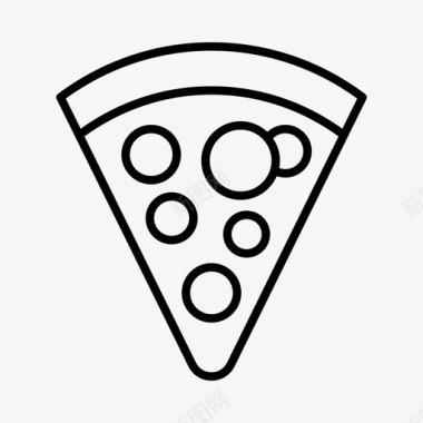 披萨片菜肴烹饪图标图标