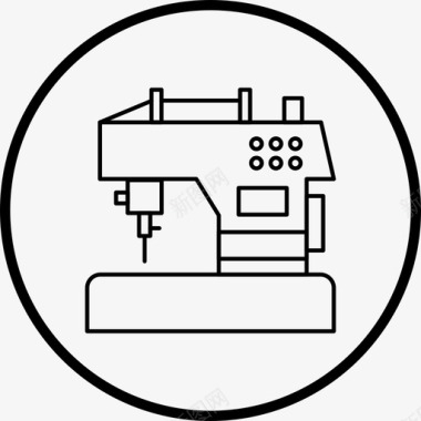 缝纫机电动电动缝纫机图标图标