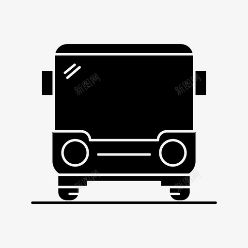 公共汽车目的地公共图标svg_新图网 https://ixintu.com 交通 交通旅游 交通设施 公共 公共汽车 目的地