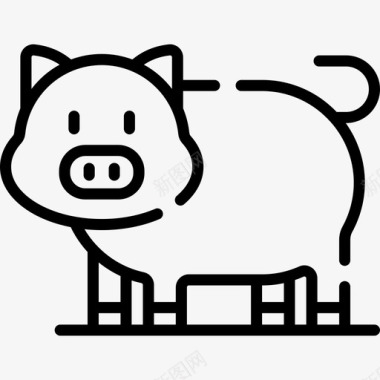 猪农业52直系图标图标