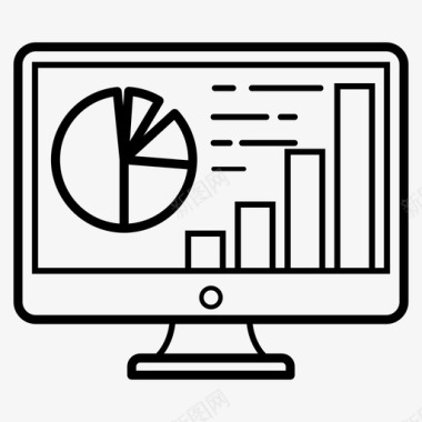 桌面分析查看线图标图标