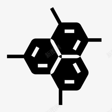 化学成分填充汞合金组合图标图标