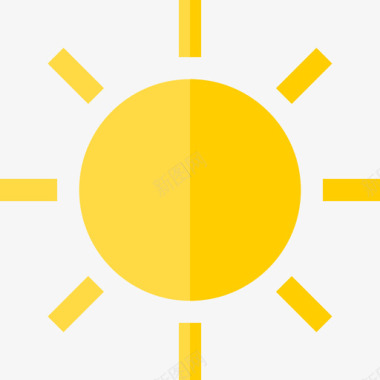 太阳95年夏季平坦图标图标