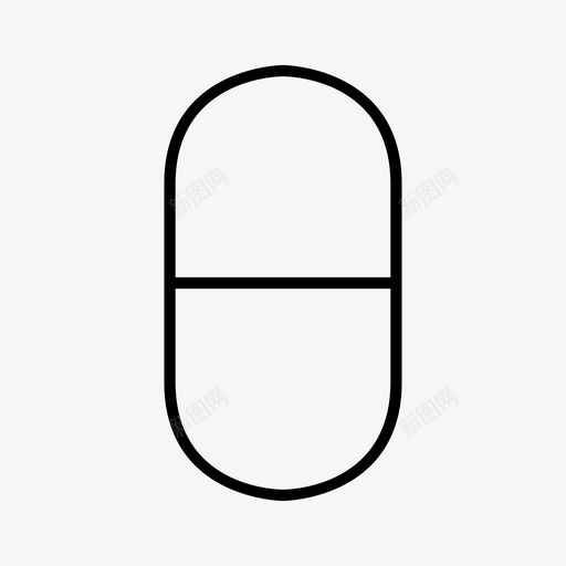 药片生物学图标svg_新图网 https://ixintu.com 生物学 药片