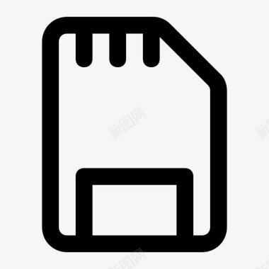 存储卡移动智能手机图标图标