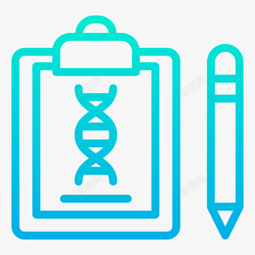 剪贴板科学98渐变图标svg_新图网 https://ixintu.com 剪贴板 渐变 科学98