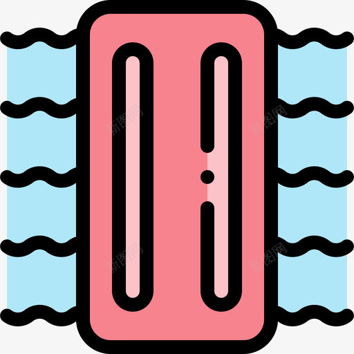 充气式游泳池11线性颜色图标svg_新图网 https://ixintu.com 充气 游泳池 线性 颜色