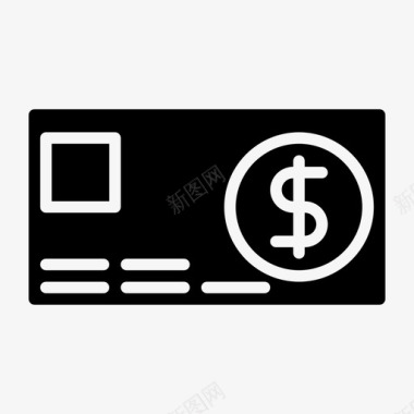 卡钱账单卡支付图标图标