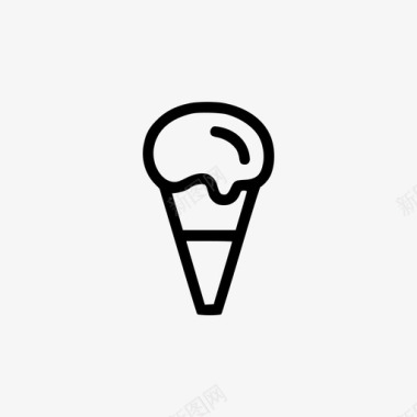 冰淇淋甜点食品图标图标