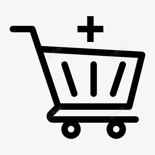 添加购物车购物篮商务图标svg_新图网 https://ixintu.com 交易 商务 添加 购买 购物 购物篮 购物车