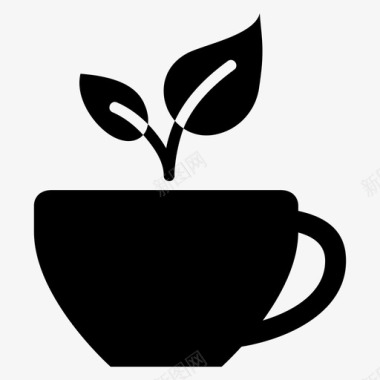 茶啤酒杯子图标图标
