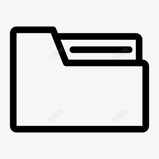 文件数据信件图标svg_新图网 https://ixintu.com 业务 信件 办公 数据 文件 纸张