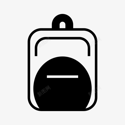 包背包随身携带图标svg_新图网 https://ixintu.com 学生 实物 背包 随身携带