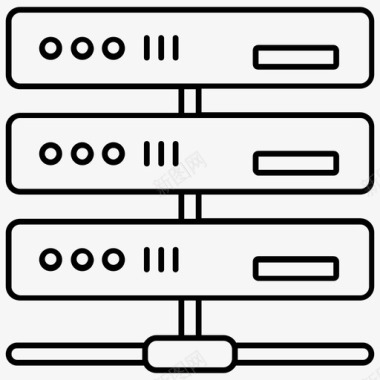 数据服务器网络数据存储数据库图标图标