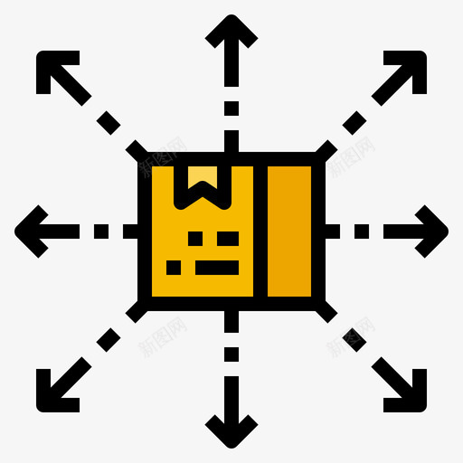 分销营销167线性颜色图标svg_新图网 https://ixintu.com 分销 线性 营销 颜色