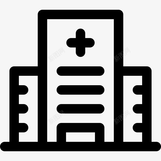 医院过敏24例直线型图标svg_新图网 https://ixintu.com 24例 医院 直线 线型 过敏