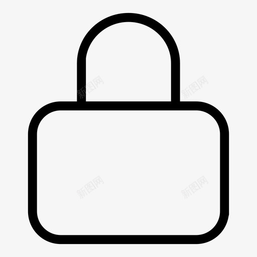 锁挂锁用户界面图标svg_新图网 https://ixintu.com 挂锁 用户界面