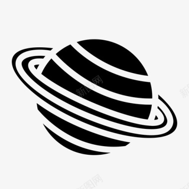 土星宇航员探险队图标图标