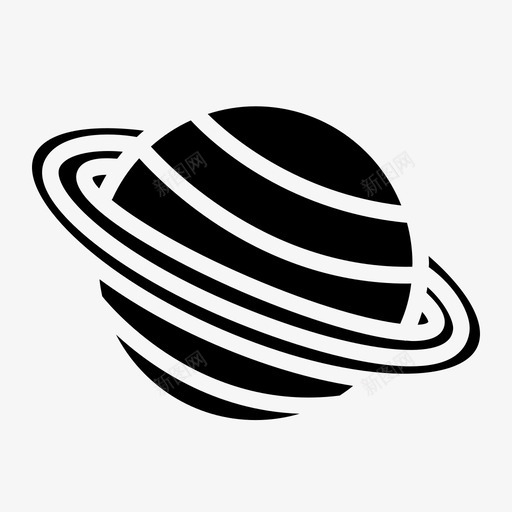土星宇航员探险队图标svg_新图网 https://ixintu.com 土星 太空 宇航员 探险队 行星