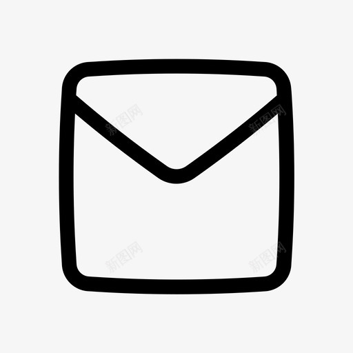 电子邮件商务信封图标svg_新图网 https://ixintu.com 信封 商务 图标 圆形 收件箱 流行 电子邮件 线条