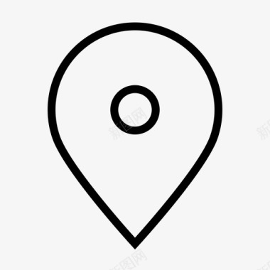 pin地址地图图标图标