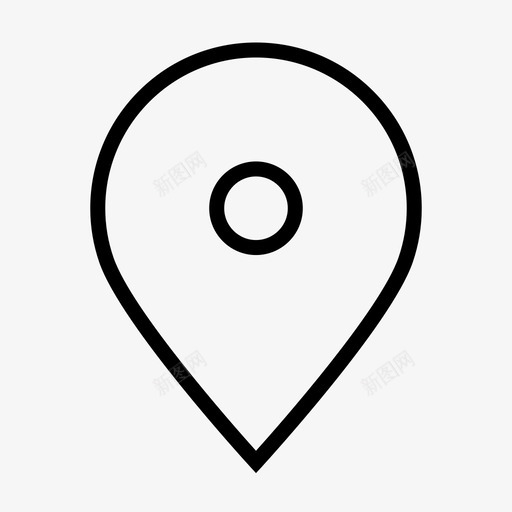 pin地址地图图标svg_新图网 https://ixintu.com pin 地图 地址 地点 基本图标 点