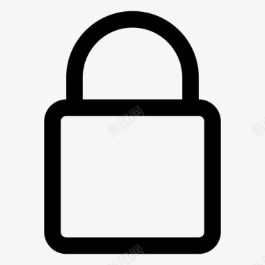 锁定安全基本应用程序图标图标