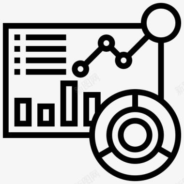 仪表板分析数据图标图标