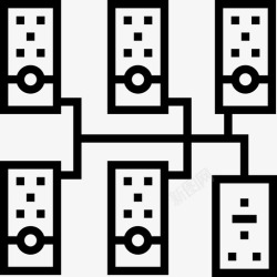 音乐系统音乐系统domotics27线性图标高清图片