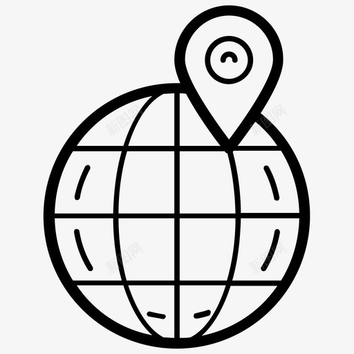 全球定位全球定位系统定位导航图标svg_新图网 https://ixintu.com 全球定位 地理 定位 导航 暑假 系统