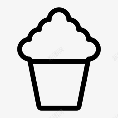 冰淇淋饮料冰凉图标图标