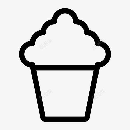 冰淇淋饮料冰凉图标svg_新图网 https://ixintu.com 冰凉 冰淇淋 冰淇淋筒 派对 甜食 饮料
