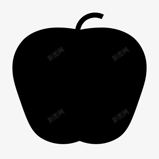 苹果水果重力图标svg_新图网 https://ixintu.com 填充 学校教育 水果 牛顿 科学 苹果 重力