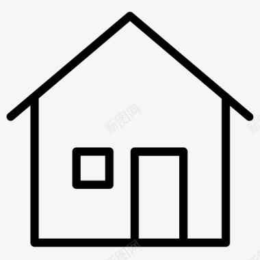 线描－房子图标