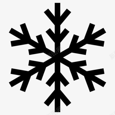 霜冻雪图标图标