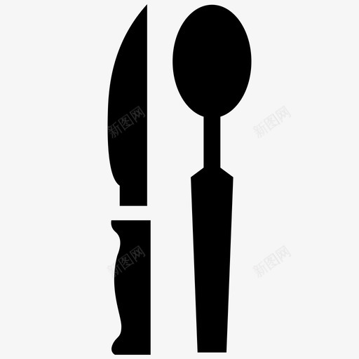 餐具套装食物厨房图标svg_新图网 https://ixintu.com 厨房 套装 食物 餐具 餐厅