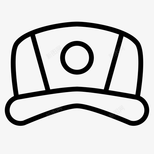 帽子衣服120直线型图标svg_新图网 https://ixintu.com 帽子 直线 线型 衣服