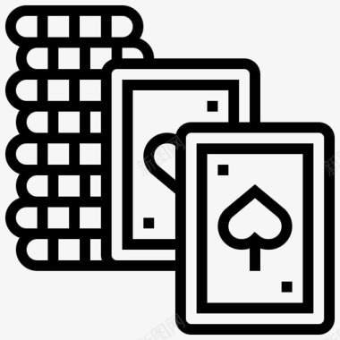 扑克赌博纸牌图标图标