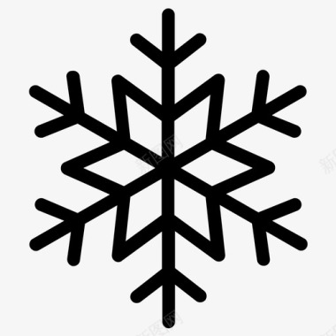 雪冷霜图标图标