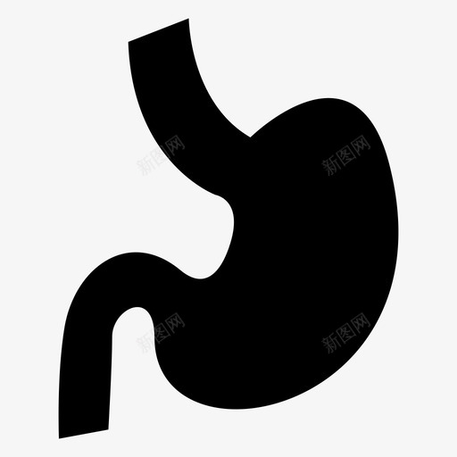 胃身体疾病图标svg_新图网 https://ixintu.com 健康 医疗 疾病 胃痛 身体