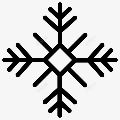 光栅雪花雪花雪花艺术图标svg_新图网 https://ixintu.com 光栅 几何 图标 绘图 艺术 设计 雪花