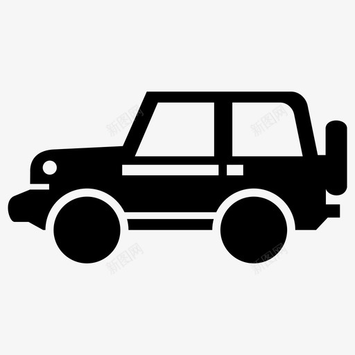 吉普车汽车旅行图标svg_新图网 https://ixintu.com 吉普车 旅行 汽车