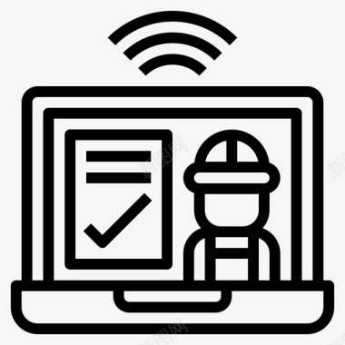 工程师工程94线性图标图标