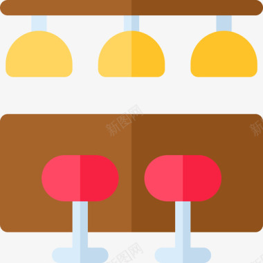 柜台78号餐厅公寓图标图标