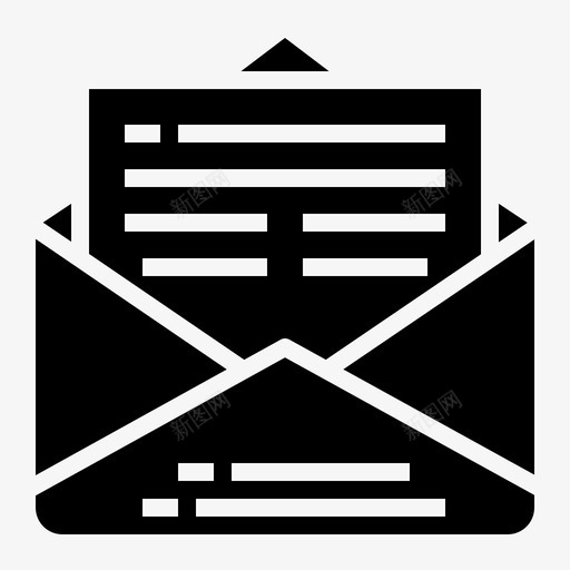 信件邮件69填充图标svg_新图网 https://ixintu.com 信件 填充 邮件