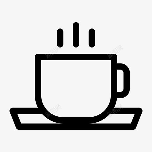 咖啡咖啡休息马克杯图标svg_新图网 https://ixintu.com 休息 咖啡 旅行 马克