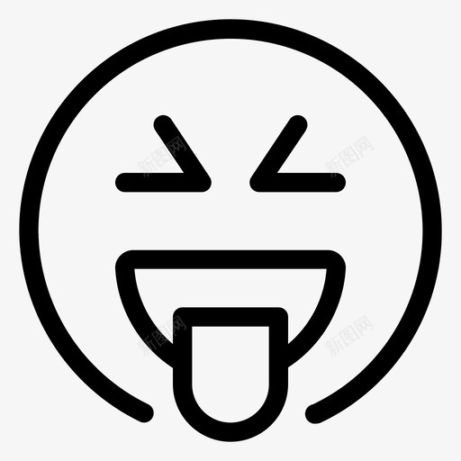 笑舌表情符号笑话图标svg_新图网 https://ixintu.com 1个 plumo ui 下来 笑声 笑舌 笑话 符号 表情
