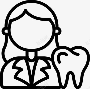 牙医职业19直系图标图标